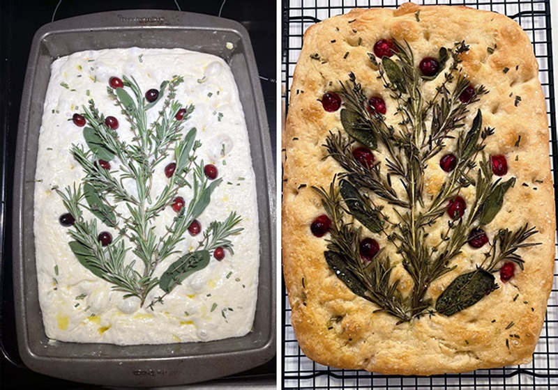 This Christmas, Focaccia Was Not A Waste Of Thyme, Sage Or Rosemary