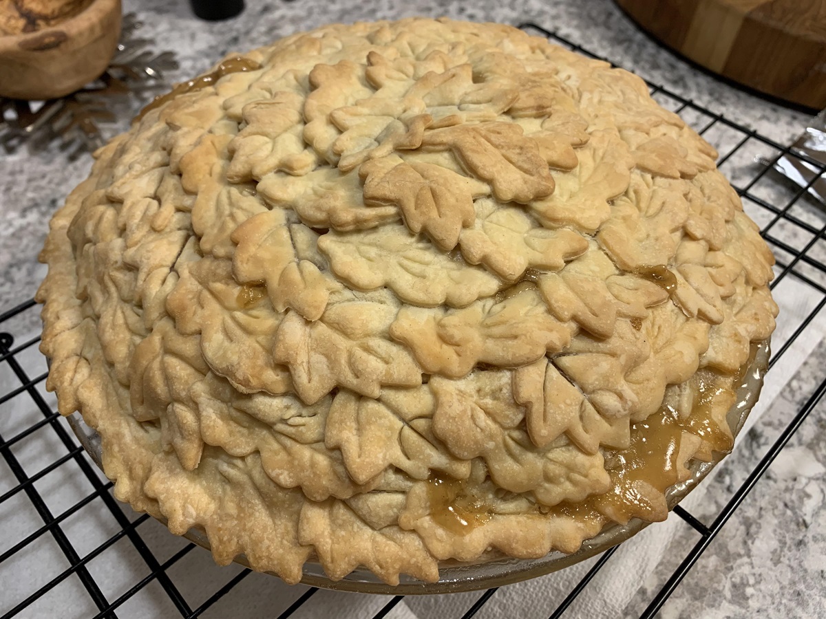 I Also Made An Apple Pie For Christmas. And Wanted Someone To See It