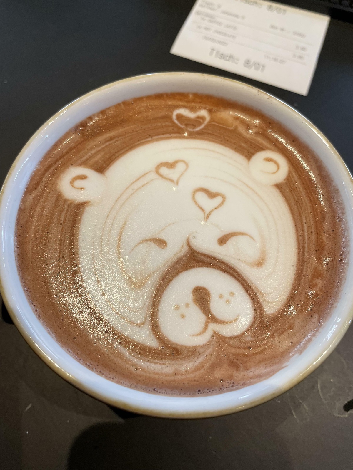 My Latte Art Bear - Oddly Satisfying Food Pics