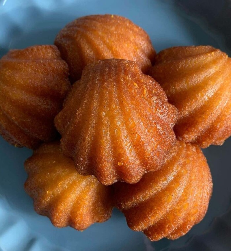 Homemade Orange-Vanilla Madeleines