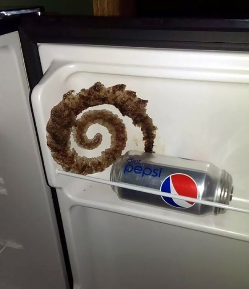 How This Frozen Diet Pepsi Exploded