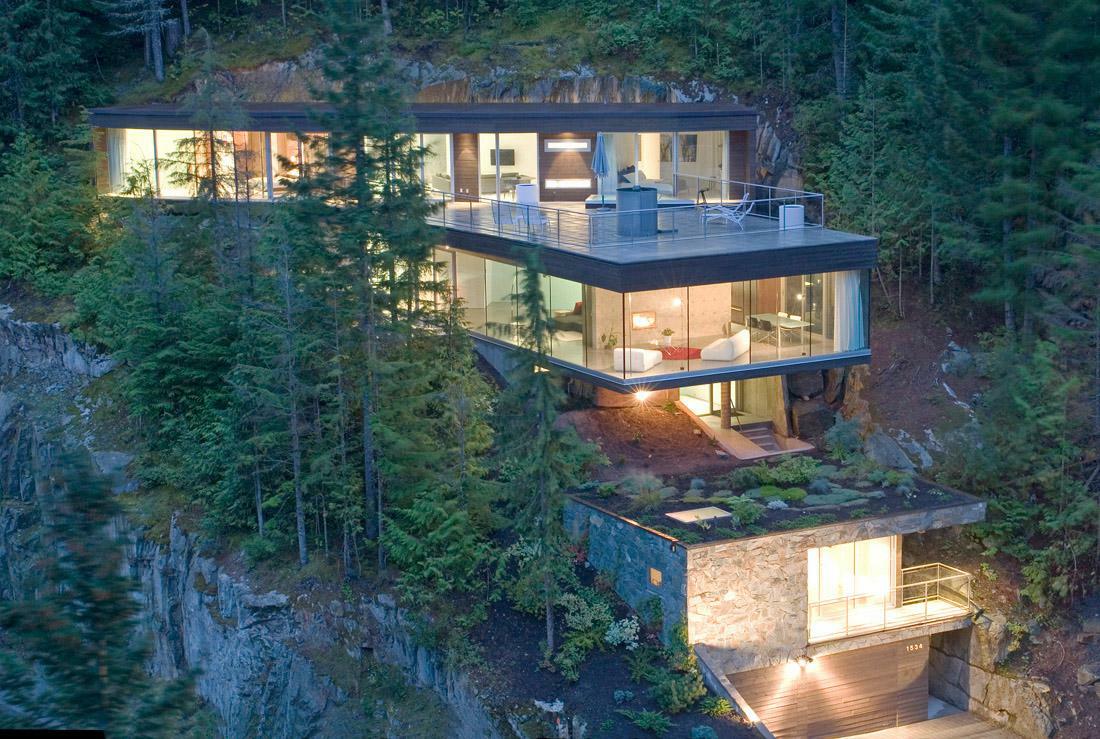 Steep Slope House Design, Canada