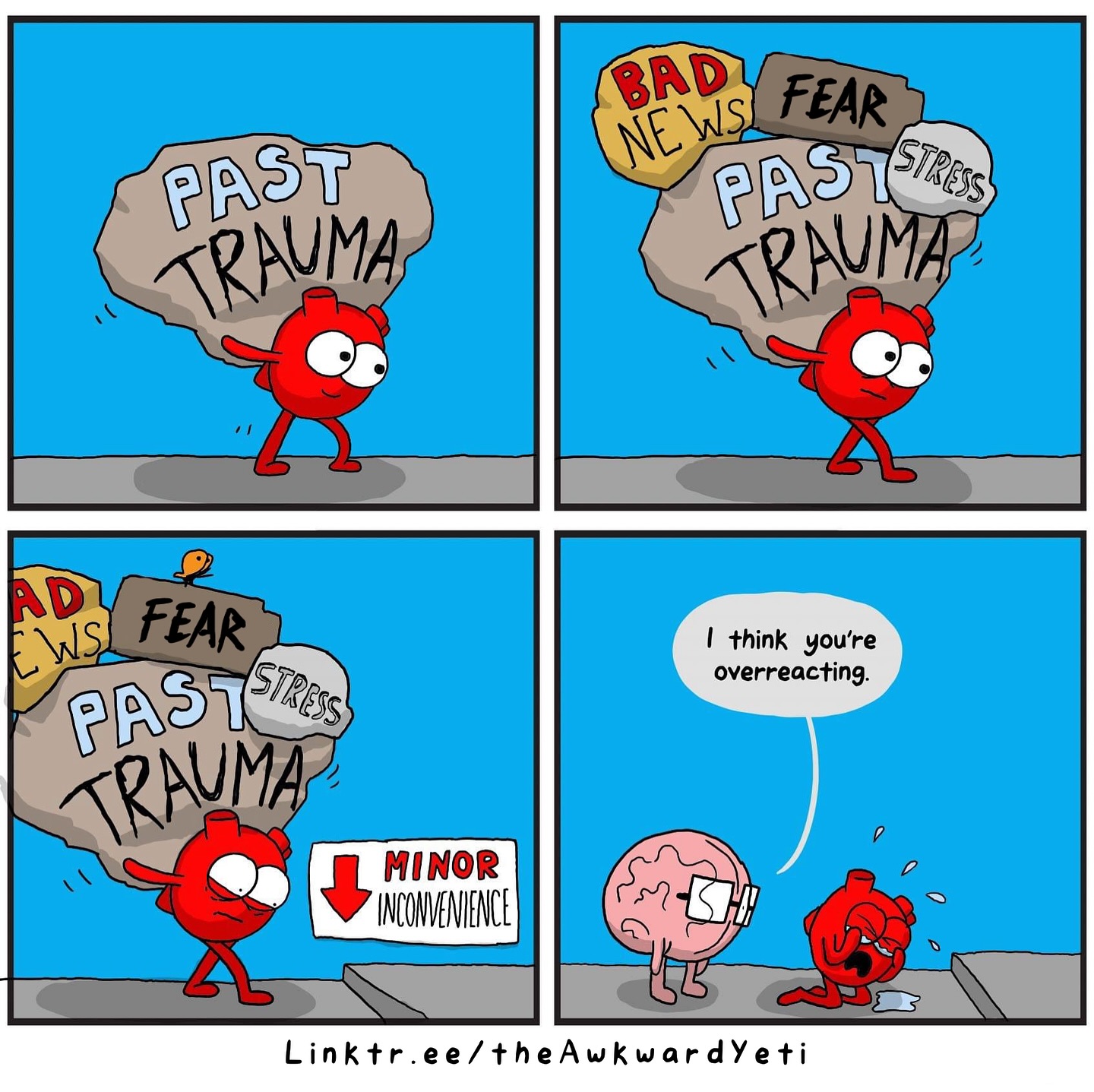 Nick Seluk Comics Depicting Heart Vs. Brain Conflict (60 New Pics)